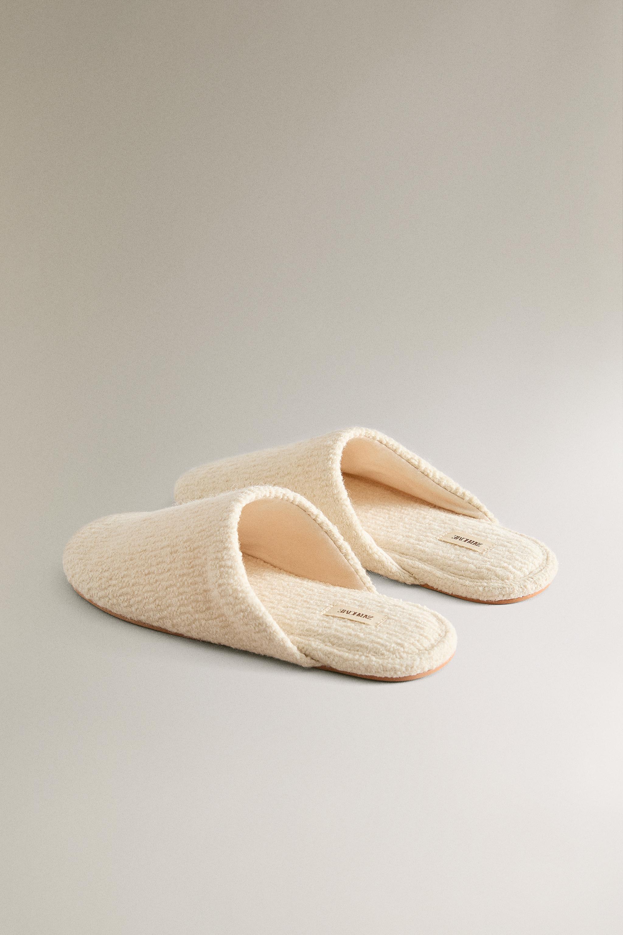 WOOL MULE SLIPPERS